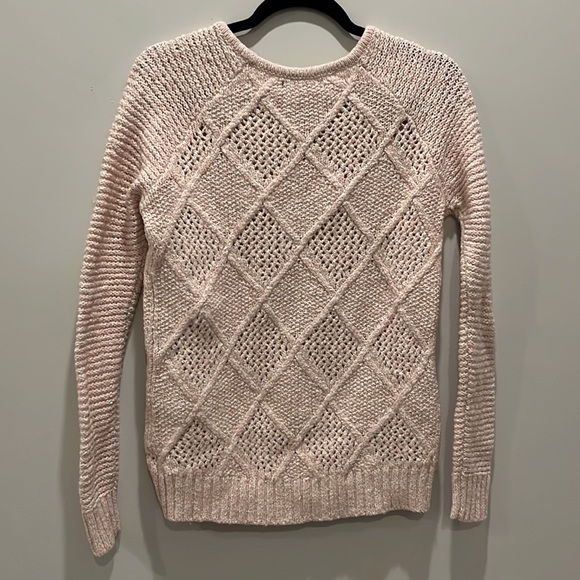 American Eagle Knit Sweater, Size S, Light Pink, EUC - Picture 2 of 4